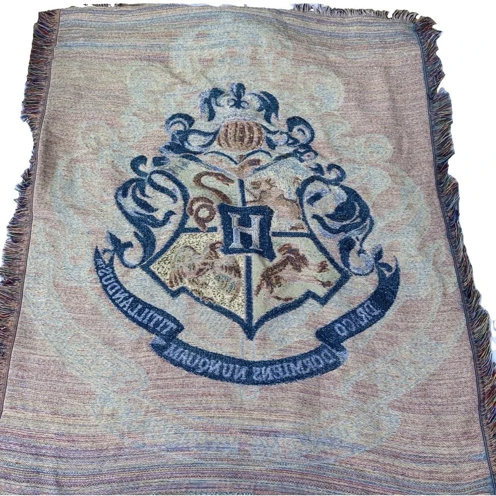 Tapestry Throw Blanket Harry Potter Hogwarts Crest 59